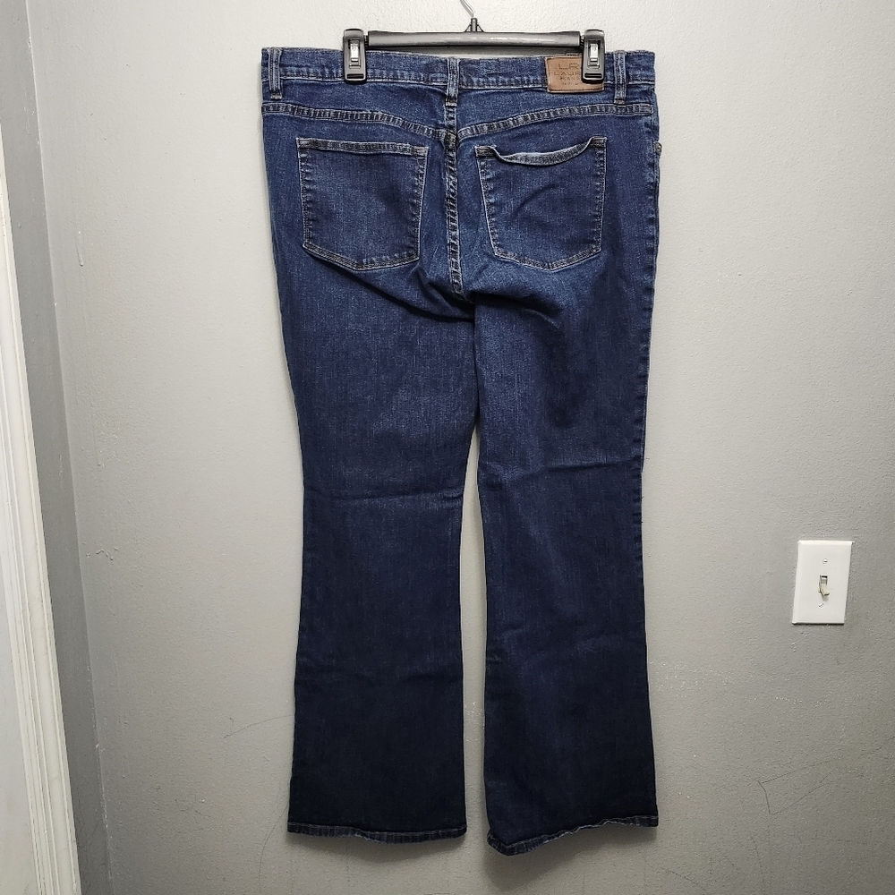 Lauren Ralph Lauren women's classic bootcut jeans size 16 blue - Picture 5 of 9